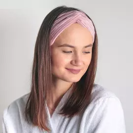 Повязка для умывания Лиловая