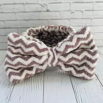 Повязка для умывания Волна Лиловая