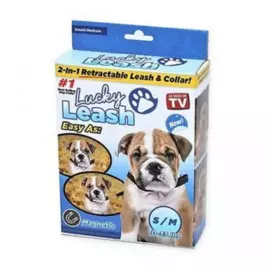 Регулируемый ошейник поводок Lucky Leash
