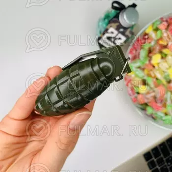 Ручка шариковая-прикол «Граната Зелёная» раздвижная 12 см