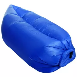 Шезлонг самонадувающийся матрас гамак ламзак биван, размер 180 х 70 х 45 см Синий