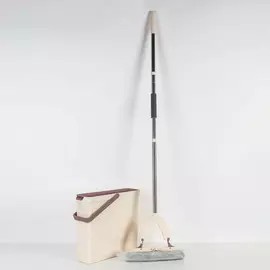 Швабра губчатая ПВА с ведрм для полоскания и отжима 10 л