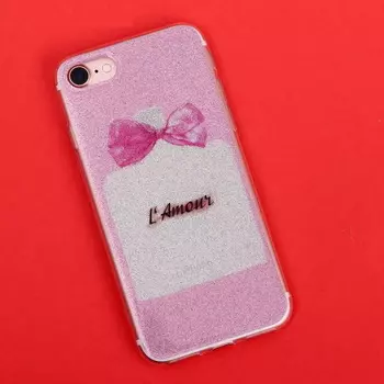 Силиконовый Чехол-накладка для телефона iPhone 7 L`Amour