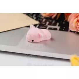 Сквиши мялка Свинка Хрю антистресс игрушка поросёнок розовый
