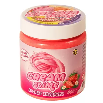 Слайм - игрушка Cream-Slime с ароматом клубники, 250 г