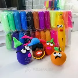 Супер легкий мягкий пластилин набор 24 цветов