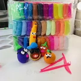 Супер легкий мягкий пластилин набор 36 цветов