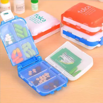 Таблетница органайзер Folca, цвет: оранжевый