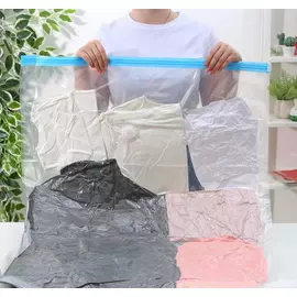 Вакуумный пакет для хранения вещей 40*50 см, прозрачный