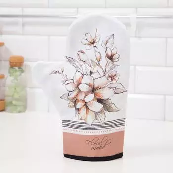 Варежка-прихватка Floral mood 20*28см, саржа