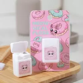 Зубная нить на подложке Meowgical floss, 15 м, 6,5*10 см