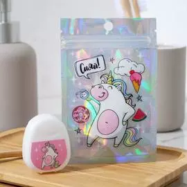 Зубная нить в голографическом пакете Сияй, 30 м, 5*4 см