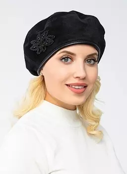 Берет из кожи 01, КАЛЯЕВ