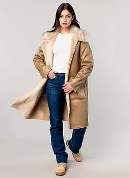 Дубленка длинная 02, КАЛЯЕВ