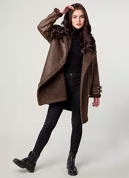 Дубленка длинная 12, КАЛЯЕВ