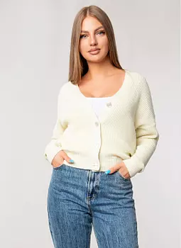 Кардиган однотонный 02, КАЛЯЕВ