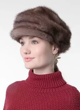 Кепка из норки 01, КАЛЯЕВ