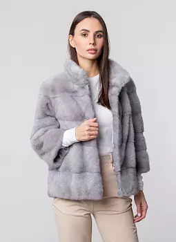 Короткая норковая шуба Джульетта 01, КАЛЯЕВ