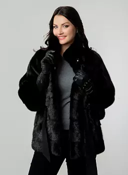 Короткая шуба из норки 66, КАЛЯЕВ