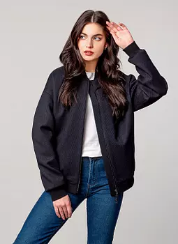 Куртка-Бомбер полушерстяной 03, КАЛЯЕВ