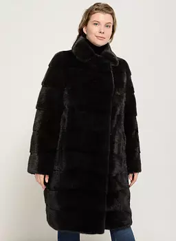Норковая шуба Барбара длинная 01, КАЛЯЕВ