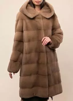 Норковая шуба Барбара длинная 02, КАЛЯЕВ