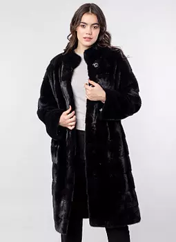 Норковая шуба Барбара длинная 05, КАЛЯЕВ