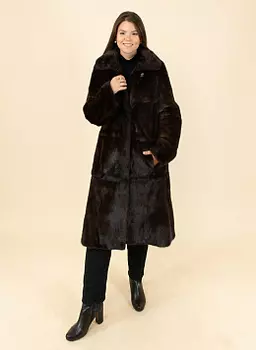 Норковая шуба длинная 02, КАЛЯЕВ