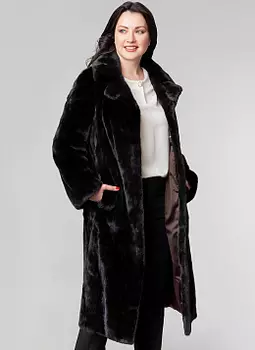 Норковая шуба длинная 36, КАЛЯЕВ