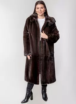 Норковая шуба Классика 01, КАЛЯЕВ