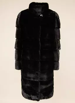 Норковая шуба трансформер длинная 01, КАЛЯЕВ