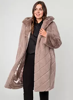 Пальто из искусственного меха 07, КАЛЯЕВ