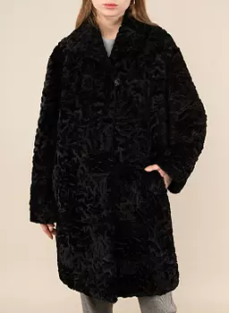 Пальто прямое из овчины 01, КАЛЯЕВ