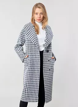 Пальто прямое полушерстяное 21, КАЛЯЕВ