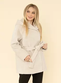 Пальто прямое полушерстяное 40, КАЛЯЕВ