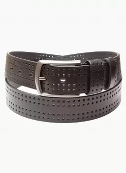 Ремень кожаный мужской 40мм 10, КАЛЯЕВ