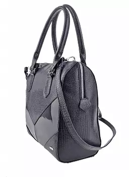 Сумка каркасная из кожи 01, КАЛЯЕВ