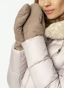 Варежки женские из текстиля 01, КАЛЯЕВ