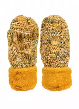 Варежки женские из текстиля 03, КАЛЯЕВ