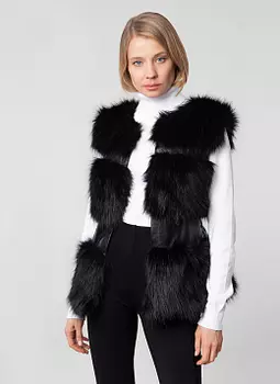 Жилет из искусственного меха 02, КАЛЯЕВ