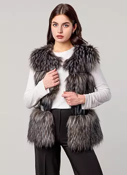 Жилет из искусственного меха 02, КАЛЯЕВ