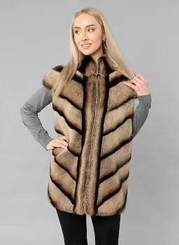 Жилет из норки 03, КАЛЯЕВ