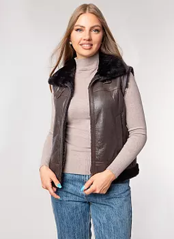 Жилет из овчины 02, КАЛЯЕВ