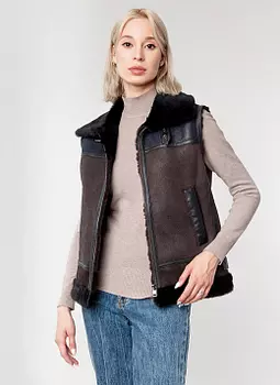 Жилет из овчины 02, КАЛЯЕВ