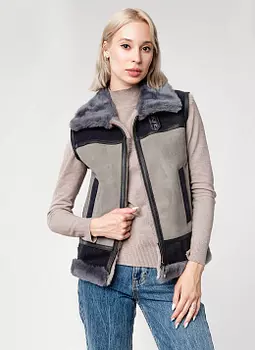 Жилет из овчины 02, КАЛЯЕВ