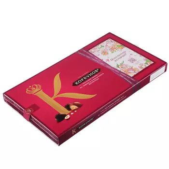 А.КОРКУНОВ Коллекция конфет из тёмного и молочного шоколада, 192г