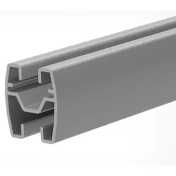 Алюминиевый профиль 18 мм для подвешивания рам, анодированный 3м. (00В-134)