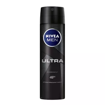 Антиперспирант мужской спрей Nivea ULTRA, 150 мл, 80027