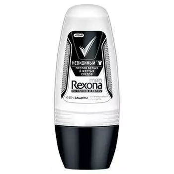 Антиперспирант Rexona Men Невидимый на черном и белом п/б 50мл