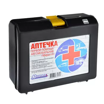 Аптечка автомобильная в футляре 17x15x7см